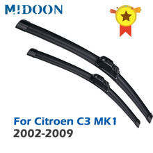 Midoon-limpador de para-brisa dianteiro para citroen c3 mk1 2010-2016, 2002, 2009, 2008, 2007, 24 "+ 18" 2024 - compre barato