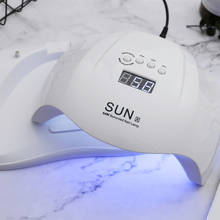 SUN X-secador de uñas UV LED, lámpara de curado de esmalte de Gel con cuatro velocidades, pantalla LCD de 10/30/60/99s, 54W 2024 - compra barato