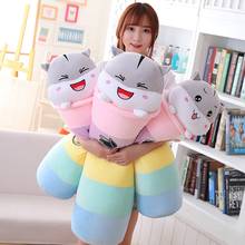 70cm/90cm New Lovely Colorful Hamster Plush Long Pillow Toy Soft Cartoon Animal Mouse Stuffed Doll Bed Pillow Cushion Kid Gifts 2024 - buy cheap
