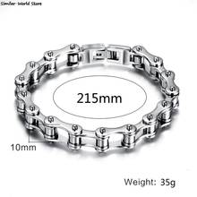 Mens Hip Hop Punk Bracelet Stainless Steel Biker Chain Bracelet Link Chain Motorcycle Style Bracelets Fashion Bangles Jewelry 2024 - buy cheap