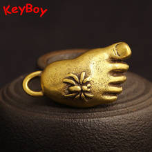 Retro Brass Spider Feet keychain Pendant Men Women Fashion Key Chain Satchel Bag Hanging Accessories car Key Ring Children Gift 2024 - buy cheap