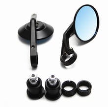 Motorcycle mirrors bar end mirror Rear view Motor handlebar end mirror cafe racer retrovisor moto mirrors For Yamaha XSR900 2024 - buy cheap