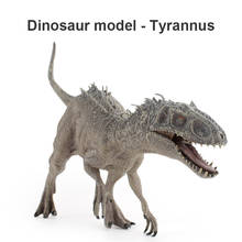 Nuevo Modelo de dinosaurio de juguete para niños, Tiranosaurio Rex grande y sólido, dinosaurio estático hecho a mano, regalo de Navidad 2024 - compra barato