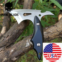 Mini tomahawk faca de machado para combate, faca de sobrevivência para acampamento, caça e atividades ao ar livre