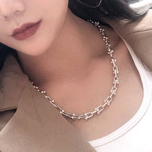 Fashion Simple Jewelry Stacking High-end Adjustable U-shaped Chain Choker Necklace Fairy Luxury Clavicle For Women Wedding Gifts 2024 - buy cheap