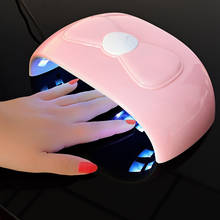 36W UV LED Lamp for Manicure Nail Dryer Machine Pink Bow Lamp For Curing Nail Gel Polish USB Interface Sunlight Nail Tools LD10 2024 - buy cheap