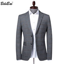 Bolubao-blazer masculino confortável, gola v, roupa fashion, alta qualidade, casual, terno, casaco 2024 - compre barato