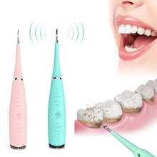 Raspador Dental sónico, herramienta para eliminar placas, manchas de dientes, sarro, herramienta de limpieza de lengua, dentista, blanqueador, higiene de salud bucal 2024 - compra barato