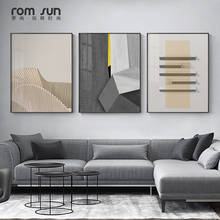 Pintura en lienzo con definición geométrica minimalista abstracta, póster e impresión de imágenes artísticas de pared para sala de estar, dormitorio, pasillo, estudio 2024 - compra barato