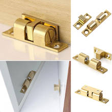 Furniture Brass Door Buckle Slide Catch Lock Cabinets Interlock Switch Chassis Cabinet Spring Ball Locker Adjustable Door Buckle 2024 - buy cheap