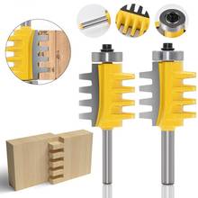 Hot！1pc High Quality Shank Tongue & Groove Joint Assembly Router Bit Set T-Slot Milling Cutter For Wood Woodwork Cutting Tools 2024 - buy cheap