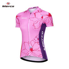 Camisa rosa de manga curta para bicicleta, camiseta feminina para ciclismo, mtb, vestimentas, 2020 2024 - compre barato