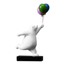 Figuritas de oso Polar para decoración de escritorio, decoraciones creativas para el hogar, decoración de regalo de resina 2024 - compra barato