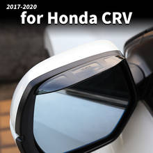 Для Honda Crv CR-V 2017 2018 2020 зеркало заднего вида дождевик украшение для бровей CRV зеркало заднего вида водозащитный солнцезащитный козырек M 2024 - купить недорого