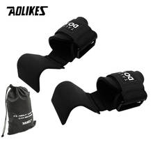 AOLIKES Weight Lifting-Hook Hand-Bar Wrist Straps Glove Weightlifting Strength Training Gym Fitness Hook Weight Lifting Gloves 2024 - buy cheap
