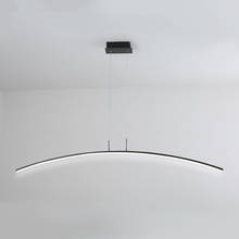 Nordic modern art decoration pendant light LED black pendant light Office Simple Pendant Lamp Restaurant kitchen hall light 2024 - buy cheap