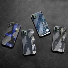 Motherboard Circuit Board Phone Case Tempered Glass For iPhone 12 Pro Max Mini 11 Pro XR XS MAX 8 X 7 6S 6 Plus SE 2020 cover 2024 - buy cheap