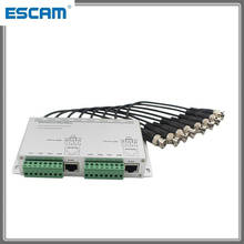 8CH HD CVI/TVI/AHD Passive Transceiver 8Channels Video Balun Adapter Transmitter BNC to UTP Cat5/5e/6 Cable 720P 1080P 2024 - купить недорого