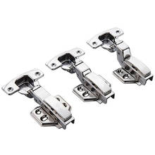 Cabinet Door Hinges 304 Stainless Steel Hydraulic Damper Buffer Soft Close For Kitchen Cupboard Furniture Hardware 2024 - buy cheap