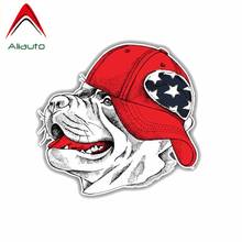 Aliauto Creative Funny Car Sticker Staffordshire Bull Terrier Dog Head Cap Waterproof Sunscreen Decal PVC Decoration,13cm*12cm 2024 - buy cheap