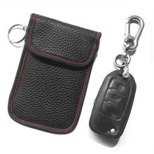 Car Key Signal Blocker Case Faraday Bag Anti-thief Protector Pouch for Car Keys Entry Blocking Wifi/GSM/LTE/NFC/RF/RFID 2024 - buy cheap