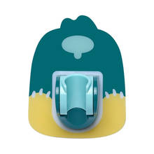 Lindo soporte de cabeza de ducha de dibujos animados cabezal de ducha adhesivo fuerte soporte de montaje de Pared Soporte de ducha de baño ajustable, Plástico 2024 - compra barato