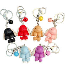 Cute crystal Rabbit Key chain New Bunny Women Charm Bag Keychain Doll Car Key Ring Party Gift Jewelry 3066 2024 - buy cheap