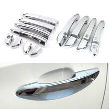Chrome Door Handle Trim Cover For Hyundai Tucson 2015 2016 2017 2018 Car Detector Stick Styling 2024 - buy cheap