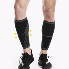 Caneleira esportiva para corrida, 2 peças, protetor de pernas e caneleiras, sem costura, elástica para homens e mulheres, fitness 2024 - compre barato