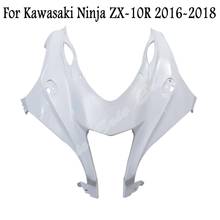 Новая Неокрашенная ВЕРХНЯЯ ПЕРЕДНЯЯ накладка на нос для Kawasaki Ninja ZX-10R 2016-2018 2024 - купить недорого