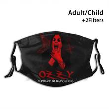 Ozzy - Prince Of Darkness Print Reusable Pm2.5 Filter DIY Mouth Mask Kids Ozzy Ozzy Osborn Metal Heavy Metal Dark Metal Singer 2024 - buy cheap