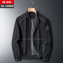 Chaqueta Bomber ajustada para hombre, abrigo militar, ropa de invierno, informal, de manga larga, talla grande 8XL 2024 - compra barato