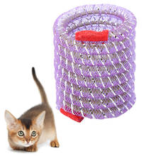 Новая забавная прыгающая игрушка для кошек, весенняя игрушка, прыгающая интерактивная спиральная игрушка для кошек, игрушки для обучения домашних животных для кошек, котенок, товары для домашних животных 2024 - купить недорого