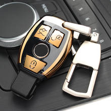 Car Key Case Cover Key Bag For Mercedes Benz A B C S Class AMG GLA GLC CLA W221 W204 W205 W176 Accessories Keychain Holder Shell 2024 - buy cheap