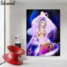 2021 New needlework Fantasy princess beauty Diy diamond painting 3D handmake decorative painting cross stitch mosiac embroidery 2024 - buy cheap