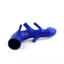 Air intake turbo braided silicone vacuum hose/pipe BLUE for AUDI TT 225 / S3 /Seat Leon 2024 - купить недорого