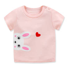 New Design Cotton Baby Girl and Boys Tops Print Newborn Unisex Shorts Cute Kids Clothing Fashion Children T-shirt  Baby Tees 2024 - buy cheap