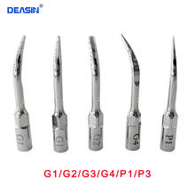 DEASIN 5PCS Dental G1 G2 G3 G4 Ultrason Scaler Tips Fit EMS Woodpecker Ultrasonic Scaler Handpiece Ultrasonic Scaler Scaling Tip 2024 - buy cheap