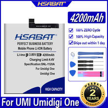 HSABAT Top Capacity 3800~4800mAh Battery for UMI Umidigi One / One Max / One Pro Batteries 2024 - buy cheap