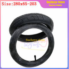 Acessórios de carrinho de bebê 280x65-203 tubo interno pneu exterior para triciclo bebê trole pneumático engrossado pneus 2024 - compre barato