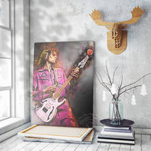 Heavy Metal Music Guitarist Paul Brandon Gilbert Poster, Music Singer Pink Watercolour Art Prints, Fans Collection, Decor Mural 2024 - buy cheap