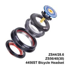 MTB Road Bicycle Internal Headset 44mm 56mm CNC 1 1/8"-1 1/2" 1.5 Tapered 28.6 Straight Tube fork Internal 44 56 Headset 4456ST 2024 - buy cheap