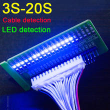 Probador de Cable de placa de protección de batería de litio LifePo4 3S -20S, pantalla LED, detección de 4S, 6S, 7S, 8S, 10S, 12S, 13S, 14S, 16S 2024 - compra barato