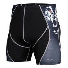 Pantalones cortos de compresión para hombre, Shorts ajustados de secado rápido para entrenamiento de gimnasia, mallas para Crossfit, LICRA para MMA 2024 - compra barato