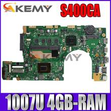 Akemy-placa base para ordenador portátil ASUS VivoBook, S500CA, S400C, S500C, original, 4GB-RAM, Celeron 1007U, CPU 2024 - compra barato