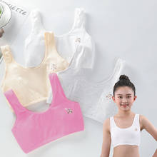 12-16Y Girls Training Bra Breathable Sports Bra Teenage Students Wireless Puberty Underwear Children Vest Girls Tube Tops 2024 - buy cheap
