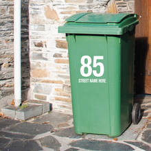 Pegatinas de pared de basura personalizadas, pegatinas de pared de basura, Mural de arte con nombre de calle, vinilo ph603 2024 - compra barato
