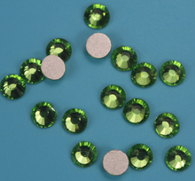 size s6 Light Green  Glitter Rhinestones Non Hot Fix FlatBack Strass Sewing & Fabric Garment Rhinestone Nail Art Stone 2024 - buy cheap