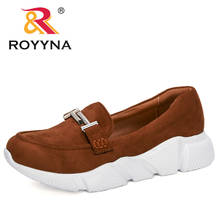 Royyna 2020 novos designers sapatos de estudante sapatos planos mulher sapatos de trabalho ao ar livre tênis mulher escorregar-on tenis feminino confortável 2024 - compre barato