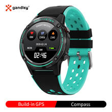 M6C GPS Smart Watch Smartwatch Women Men 2020 with Compass Barometer Outdoor Sport Fitness Tracker Heart Rate Smart Watch GPS 2024 - купить недорого